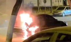 Malatya’da Seyir Halindeki Otomobilde Patlama ve Yangın
