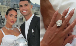 Ronaldo, Georgina’ya 1,5 Milyon Sterlinlik Yüzük Taktı