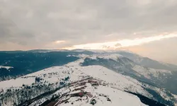 Taşlıoba Yaylası Kar Altında: Trabzon Kışa Büründü