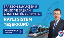 Ahmet Metin Genç Raylı Sistem Manşet İlanı