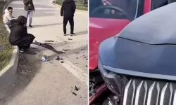 Direksiyon Sınavında Kurs Aracı TOGG’la Çarpıştı