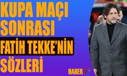 Fatih Tekke: İlk Yarı Kabul Edilebilir Değil