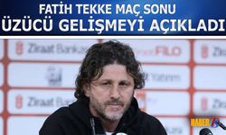 Fatih Tekke’den Nwakaeme ve Sakatlar Hakkında Açıklama