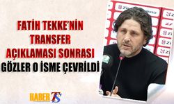 Fatih Tekke'nin Transfer Açıklaması Sonrası Gözler O İsimde