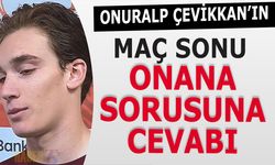 Onuralp Çevikkan'ın Maç Sonu Onana Sorusuna Cevabı
