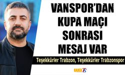 Teşekkür Mesajıyla Trabzon ve Trabzonspor'a Anlamlı Bir Vefa