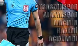 Trabzonspor Alanyaspor Maçının Hakemi Belli Oldu