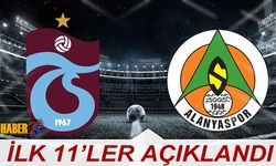Trabzonspor Alanyaspor Maçı 11'leri Açıklandı