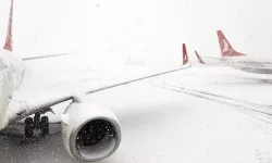 THY Yoğun Kar Nedeniyle 61 Seferi İptal Etti