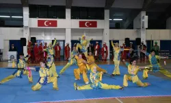 Wushu kung fu Şampiyonlarının Gösterisi Trabzon’da Büyüledi