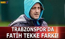 Trabzonspor'da Fatih Tekke Farkı!
