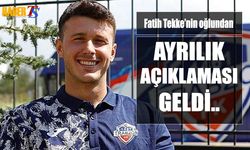Fatih Tekke'nin Oğlundan Ayrılık Açıklaması