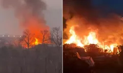 Bursa Yıldırım’da Ahşap Palet Fabrikasında Yangın Paniği