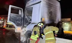 Cizre’de Seyir Halindeki TIR Alevlere Teslim Oldu