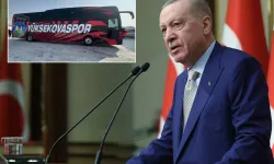 Cumhurbaşkanı Erdoğan’dan Yüksekovaspor’a Otobüs Desteği