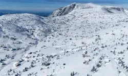 Trabzon’da Sis Dağı’nda Kış Manzarası