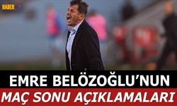 Emre Belözoğlu'nun Trabzonspor Maçı Sonrası Açıklamaları