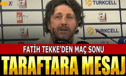 Fatih Tekke: Yediğimiz Goller Kabul Edilemez, Üzgünüz