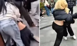 Maltepe’de AVM’de Kızlar Arasında Kavga Kamerada