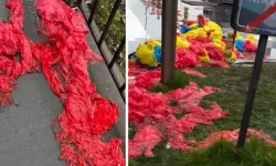 Süper Kupa Finali Sonrası Çevreyi Kirleten Görüntüler