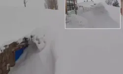 Sivas’ta Bina Boyu Kar Yağışı Hayatı Durdurdu