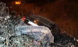 Samsun’da Otomobil 3 Metreden Yuvarlandı