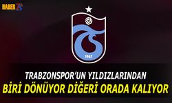 Trabzonspor'un Yıldızlarından Biri Dönerken Diğeri Orada