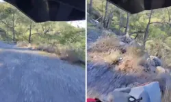 Motorcu Ersal Şanlıdağ Uçurumun Kenarında Durdu