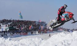 Rize Handüzü Yaylası’nda Dünya Kar Motosikleti Şampiyonası