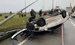 Trabzon Çarşıbaşı’nda Yağışlı Havada Trafik Kazası