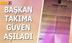 Başkan Ertuğrul Doğan Takıma Güven Aşıladı