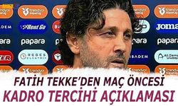 Fatih Tekke’den Karagümrük Maçı Öncesi Net Mesaj