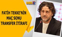 Fatih Tekke'nin Maç Sonu Transfer Süreci İtirafı