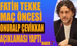 Fatih Tekke: Kupa Ve Lig Bizim İçin Çok Önemli