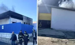 Torbalı'da Geri Dönüşüm Fabrikasında Yangın
