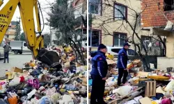 Derince’de Evden 30 Ton Çöp Çıktı