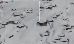 Kavrun Yaylası’nda Kar 3 Metreyi Aştı