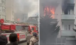 Maltepe'de Apartman Yangını Paniği