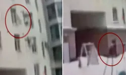 10. Kattan Düşen Bebek Kurtarıldı
