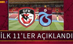 Gaziantep Trabzonspor Maçının 11'leri Açıklandı
