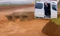 Mardin’de Sel Köprüyü Yıktı Sultan Kösen Yolda Kaldı