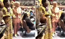 Bakan Göktaş İsrailli Bakan Konuşurken Salonu Terk Etti