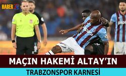 Çağdaş Altay'ın Trabzonspor Karnesi! İşte Detaylar