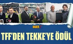 TFF'den Trabzonspor Teknik Direktörü Fatih Tekke'ye Ödül