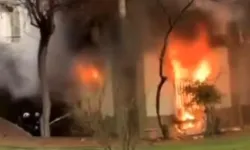 Gaziantep’te Caminin Bodrumunda Yangın