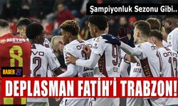 Trabzonspor Deplasmanda Süper Lig'in Zirvesinde