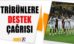 Bordo Mavililerde Tribünlere Destek Çağrısı