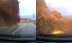 Mersin’de Heyelan Anı Kamerada Araç Toprak Altında