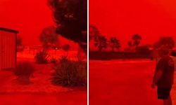 Kızıl Toz Fırtınası Panik Yarattı