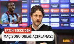 Fatih Tekke'den Maç Sonu Ouali Açıklaması